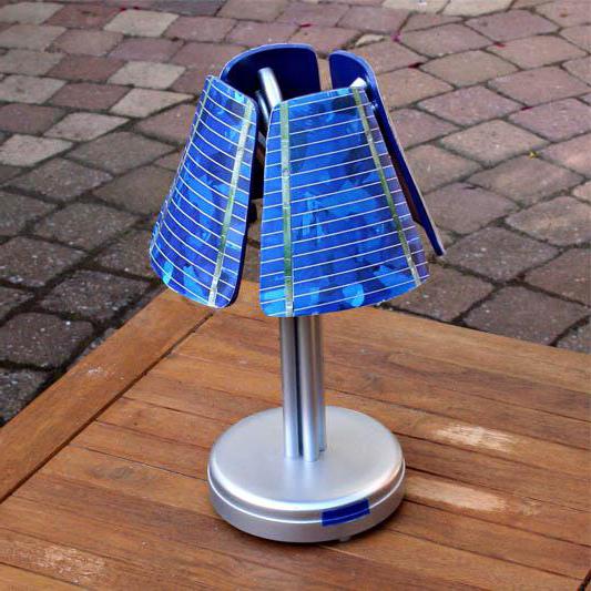 lâmpada de energia solar