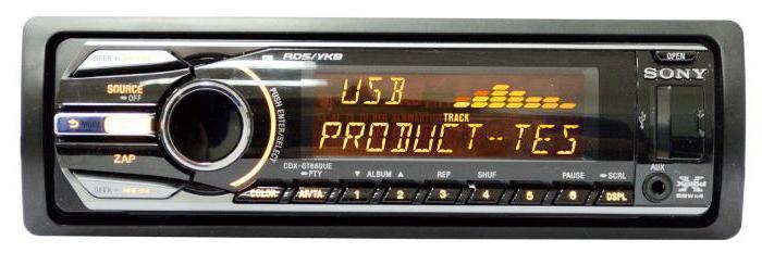 car audio system sony cdx gt660ue