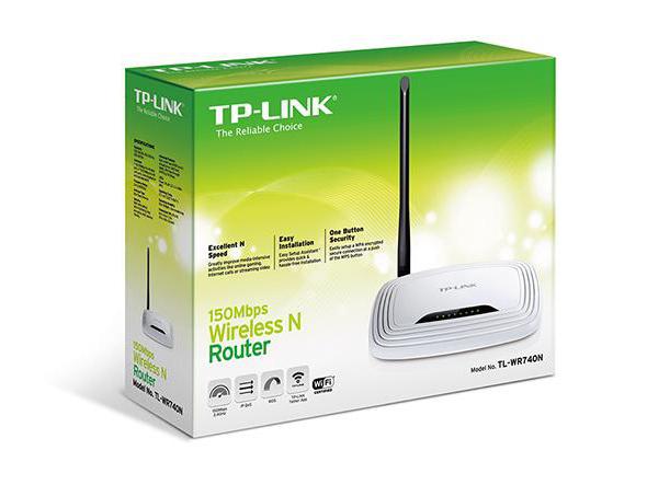 TP-Link TL-wr740n प्राप्त करता है विन्यास