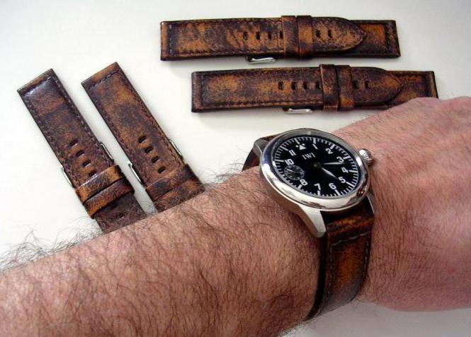watch with leather strap men