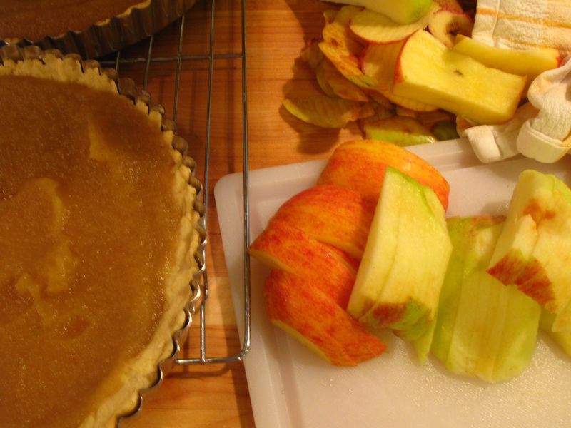 Kuchen mit äpfeln-Rezept auf die schnelle Hand