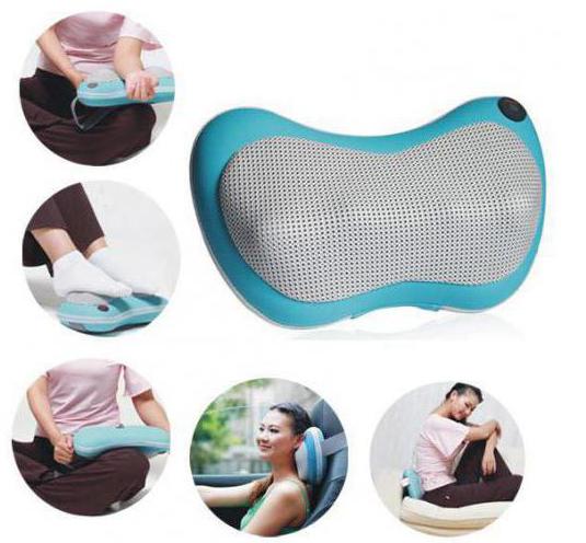 масажна подушка для шиї і плечей в авто