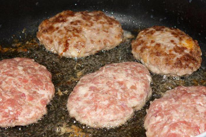 delicate cutlets from minced meat