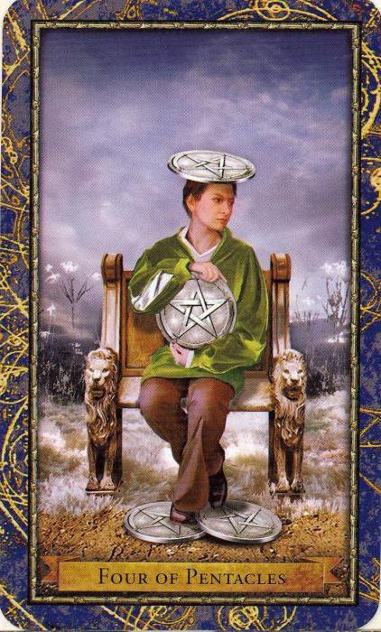 meaning of the Tarot card four of Pentacles