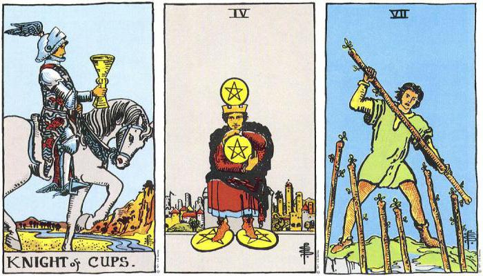 meaning of the Tarot the four of Pentacles in the balance