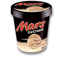dondurma mars kalori