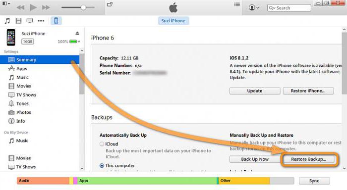 how to restore SMS to iPhone 5