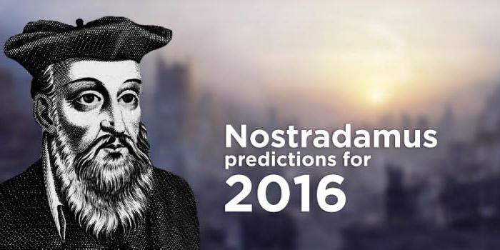 Tahminler Michel Nostradamus 2016 yıl.