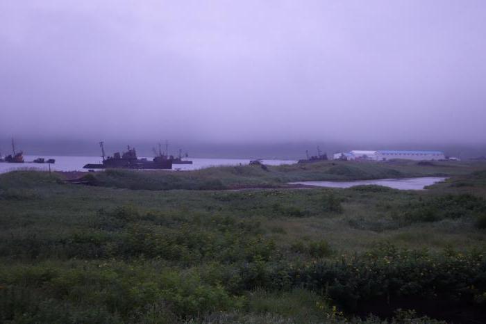 the North island Kurilsk Paramushir