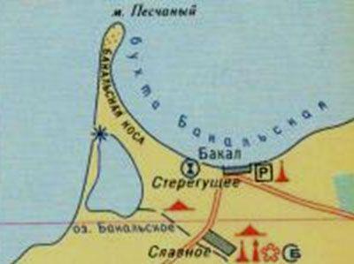  бакальская trenza en el mapa