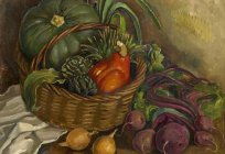 Painting: still life with vegetables
