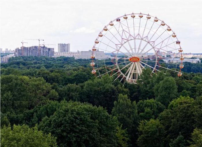 roda gigante, em minsk, gorky park