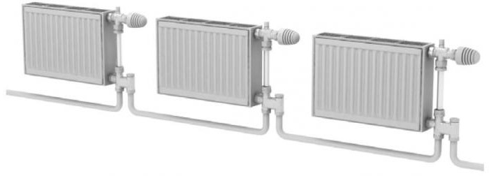 connecting radiators prado