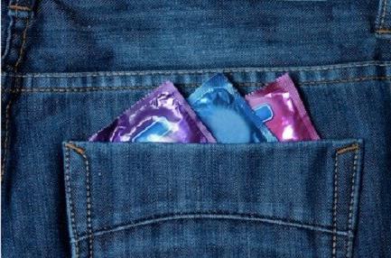 Arten von Kondomen Foto