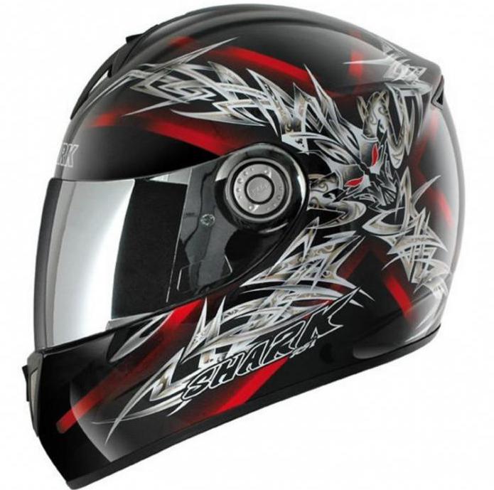 integral helmet for snowmobile