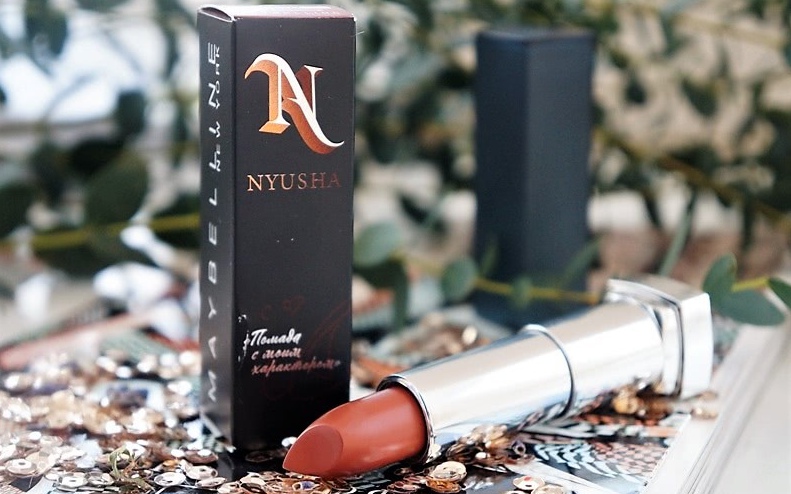 lipstick Maybelline together with Nyusha