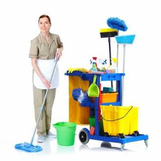 Cleaning company spring-cleaning