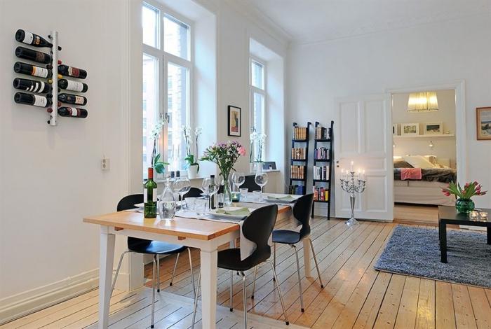 Scandinavian style living room interior