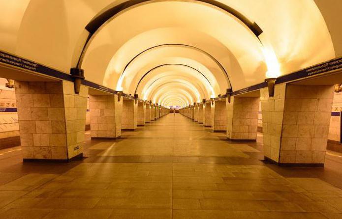 U-Bahn-Station Prospect der Aufklärung von St. Petersburg