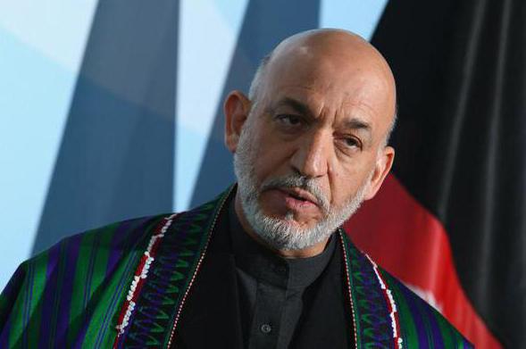 afgan devlet adamı hamid karzai
