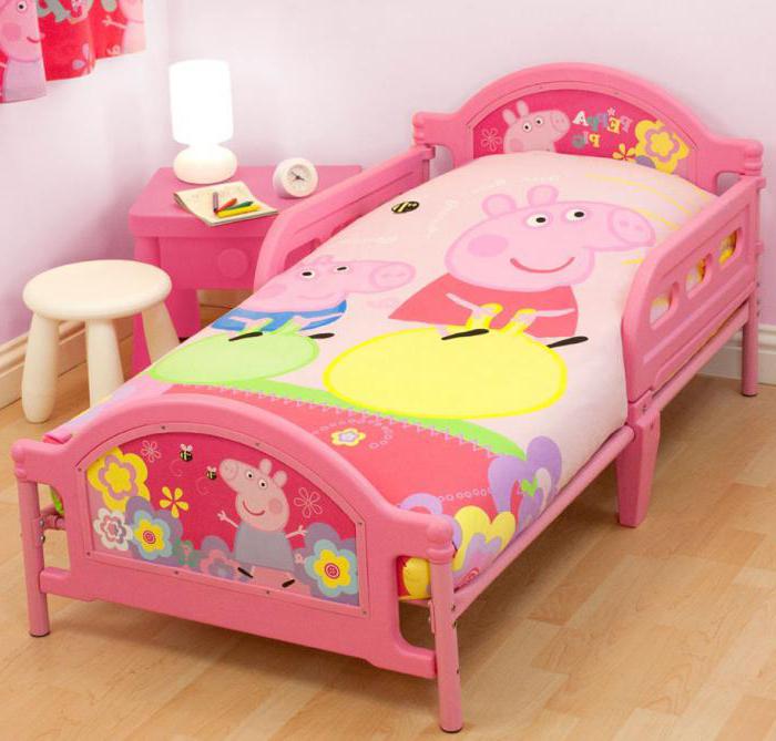 Children's sofa bed with bumpers