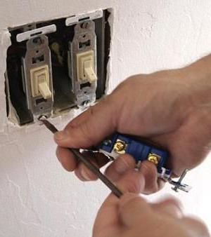 installation of one-button switch schneider
