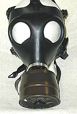 máscara de gás civil