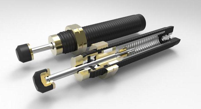 pneumatic shock absorber for automobile