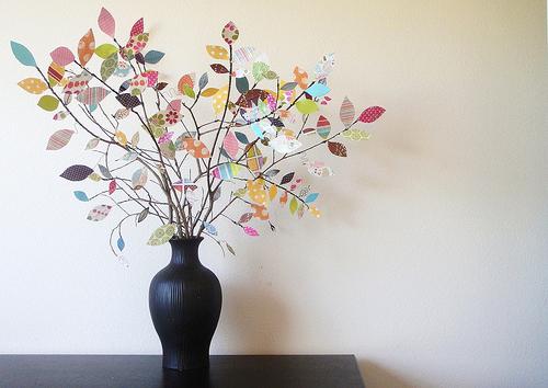 Ornamental tree from paper.