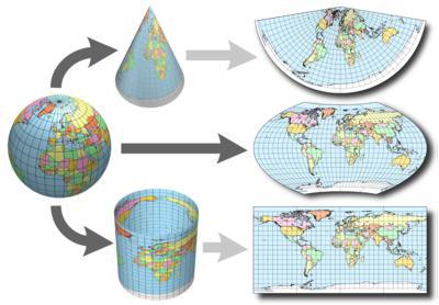 the azimuthal map projection