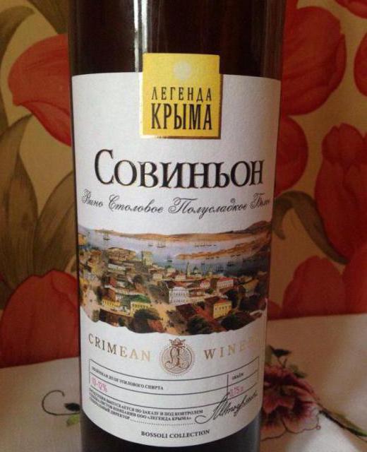 Wein weiße Legende der Krim