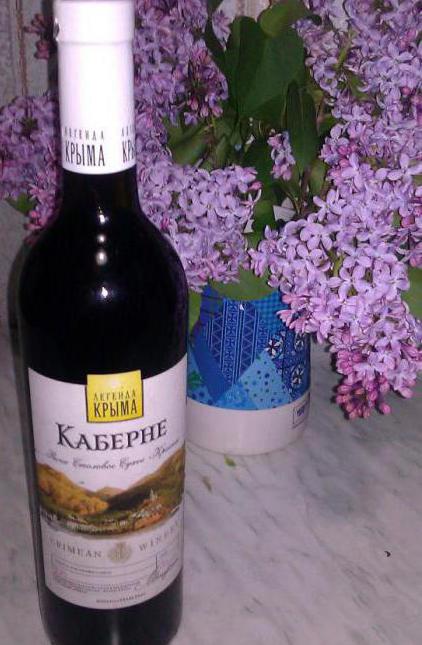 Wein-Legende der Krim Cabernet