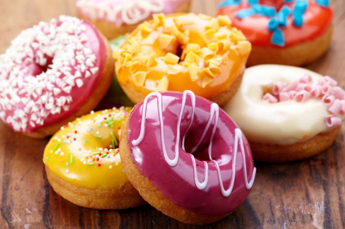 recipe American donuts with frosting