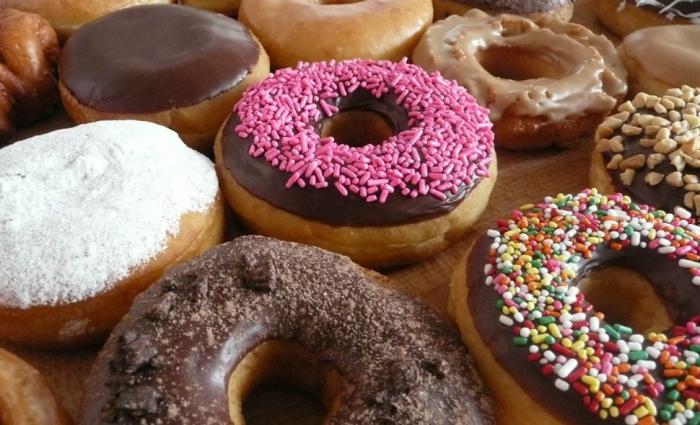 amerikanische Donuts. Rezept mit Foto