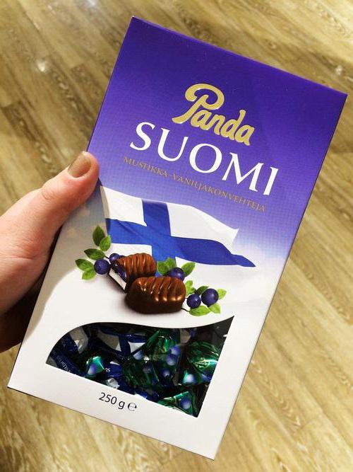 finlandés de chocolate de los clientes