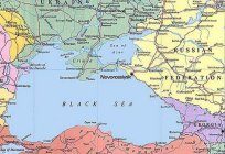 Where is the sea of Azov? The sea of Azov on the map of Russia. Crimea, sea of Azov
