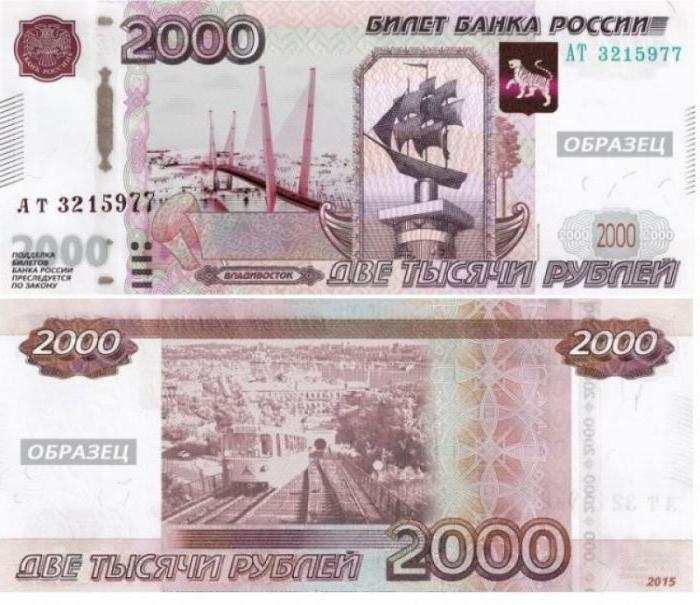 banknote 10000 roubles 2014