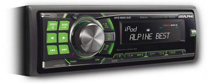 car audio system alpine cde 9880r