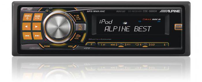 radio alpine cde 9880r