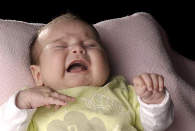 why baby wakes up at night crying