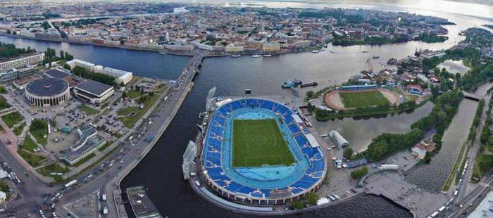 the Petrovsky stadium in St. Petersburg