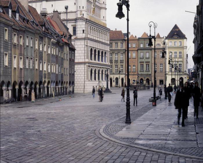 a cidade de poznan, polónia