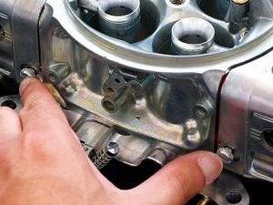 adjusting the carburetor VAZ 2108