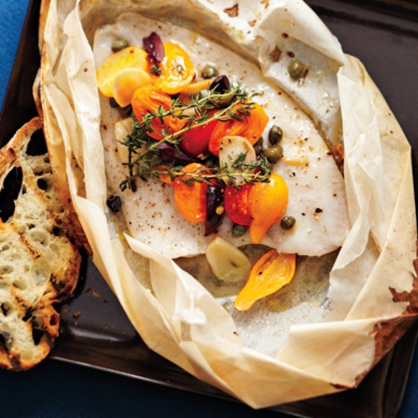 fish Fillet baked in parchment