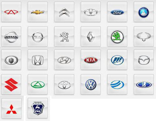 las marcas de los coches presentados en el salón del automóvil de финавто