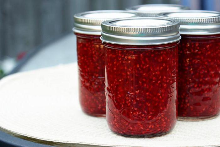 Raspberry jam recipe with photo
