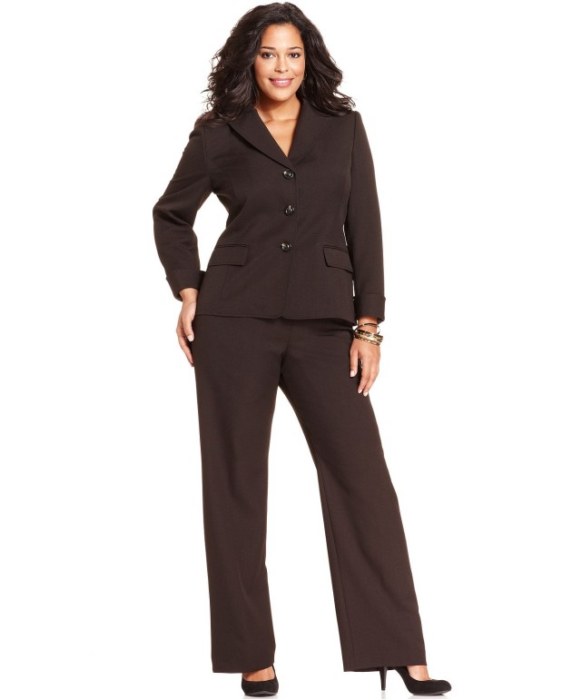 Fashionable pant suits for ladies full
