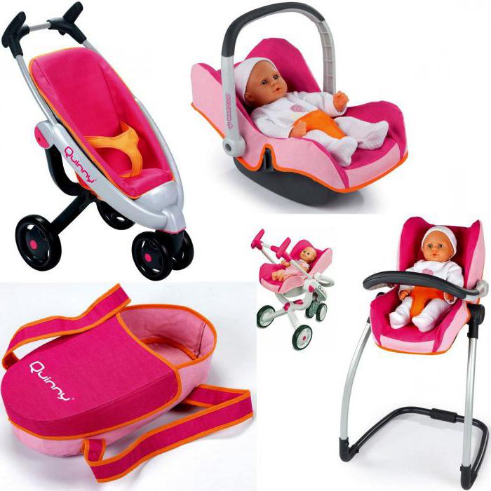 stroller for dolls Smoby 3 in 1