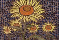 El mosaico de bate de azulejos, con sus manos de azulejos