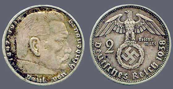 Monety hitlerowskich Niemiec